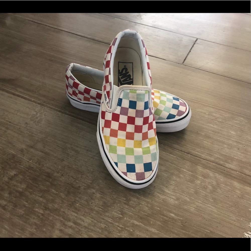 Vans Rainbow Check Shoes